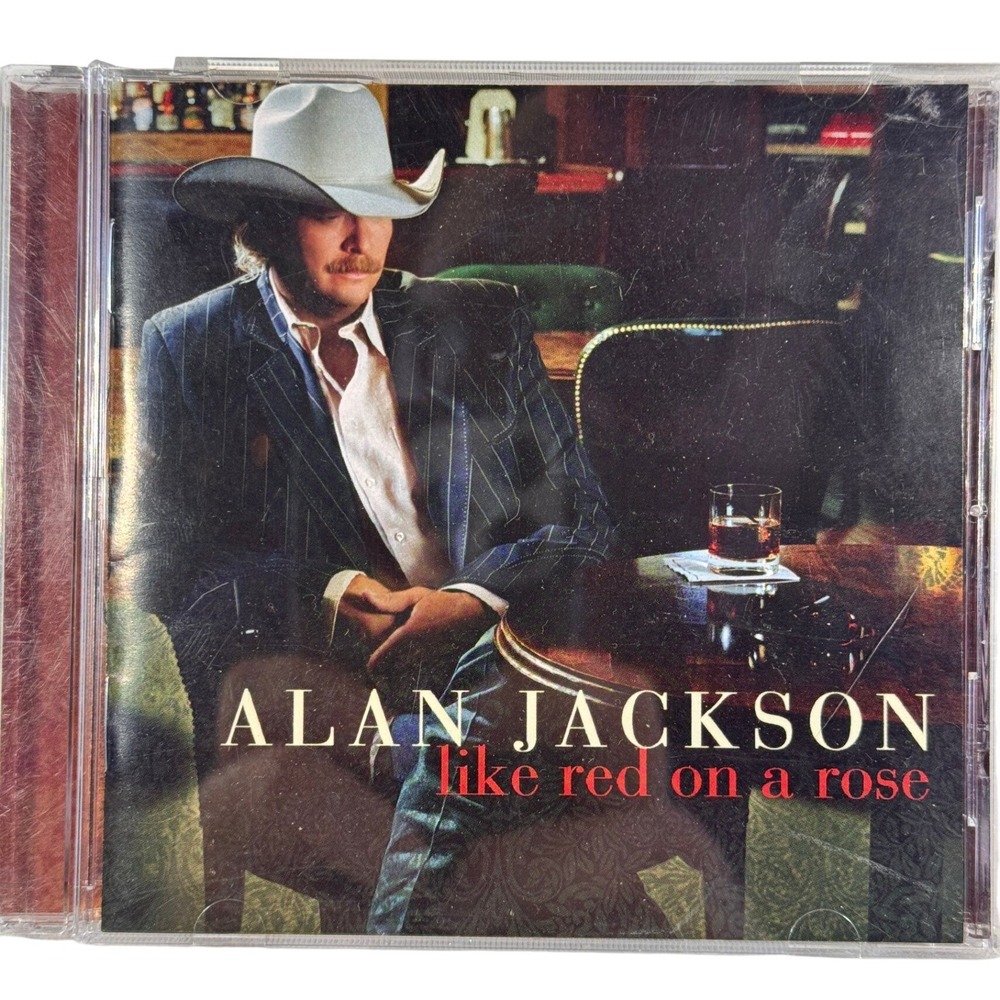 Alan Jackson Like Red On A Rose CD Album Music Country Artist Rare
